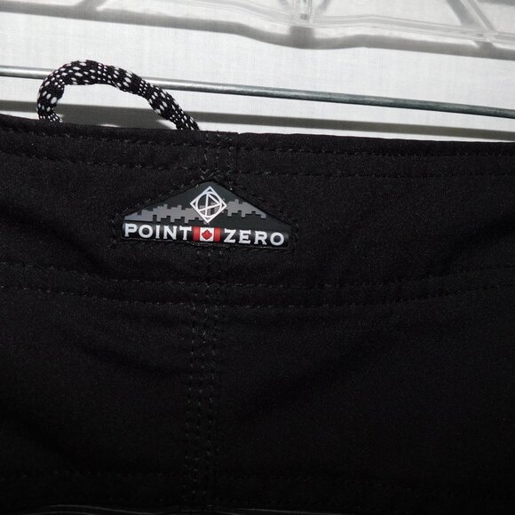 Point Zero Black Gray Striped Mens XL ( 1X ) Lined Board Shorts Swim - Picture 9 of 10